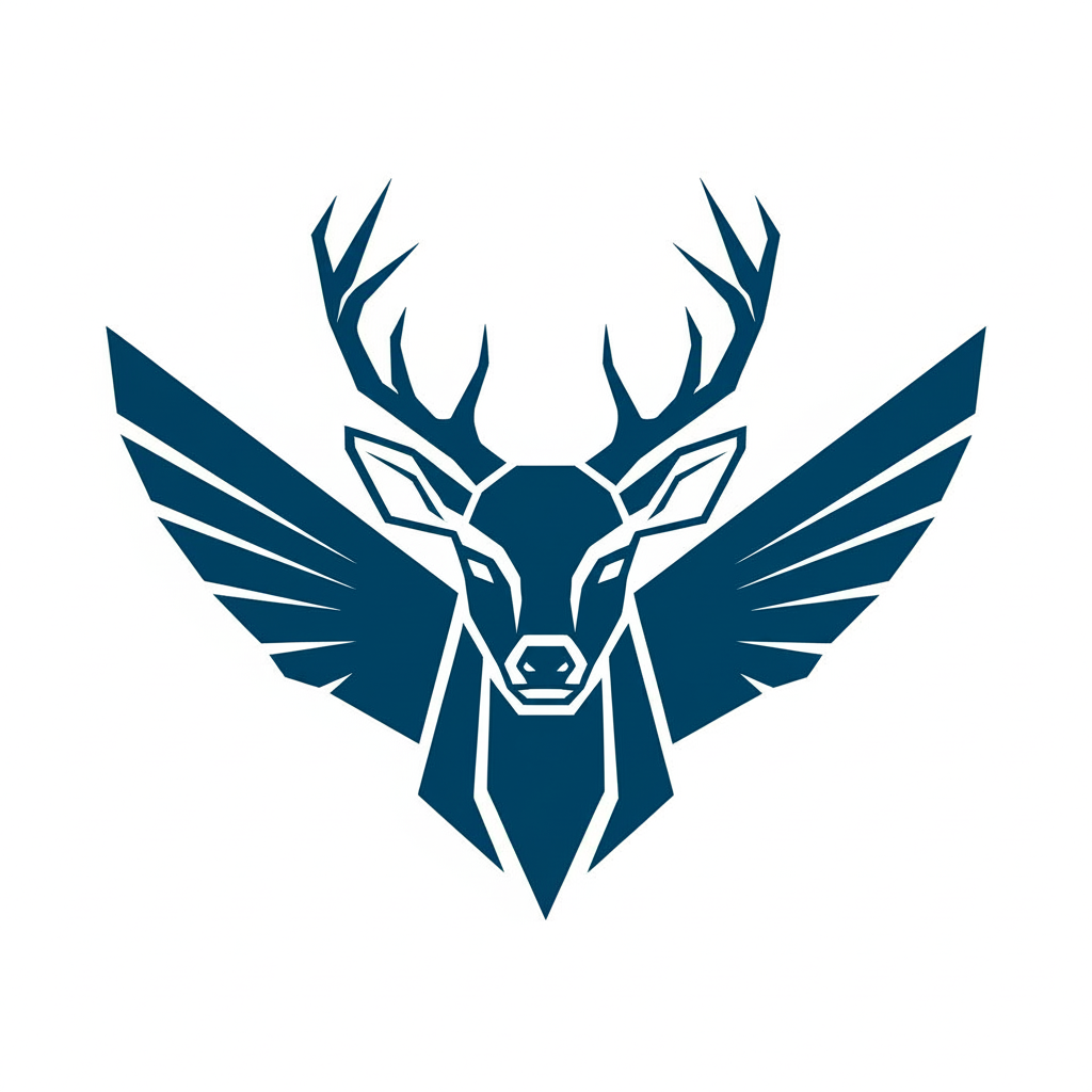 Peryton geometric icon