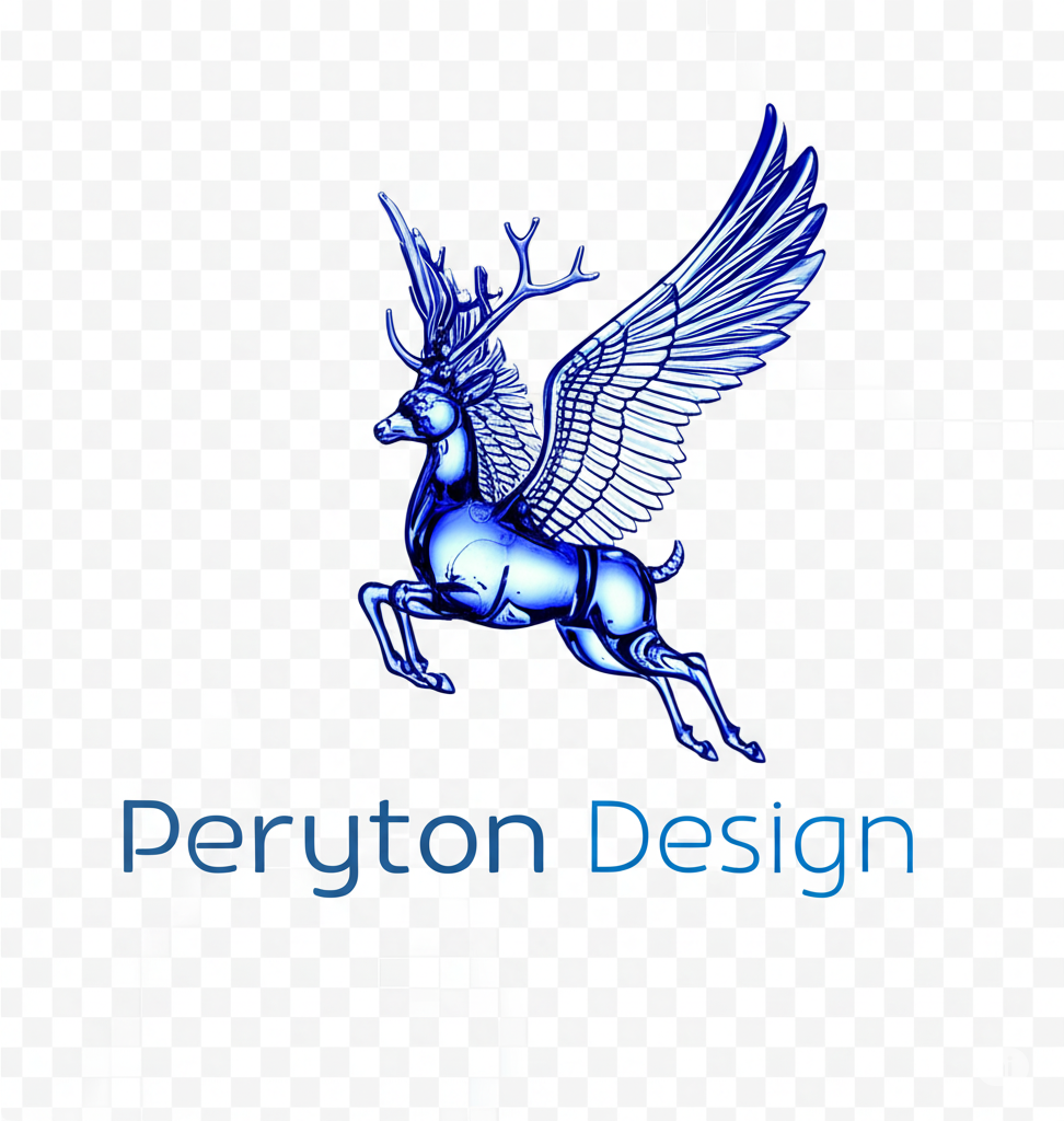 Peryton Design primary logo