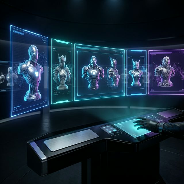3D Model DB hero view